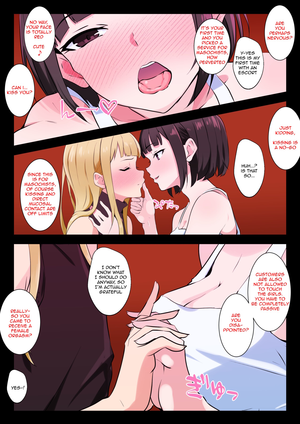 Hentai Manga Comic-A cross-dressing guy experiences his first female orgasm at an M-sensual massage parlor-Read-7